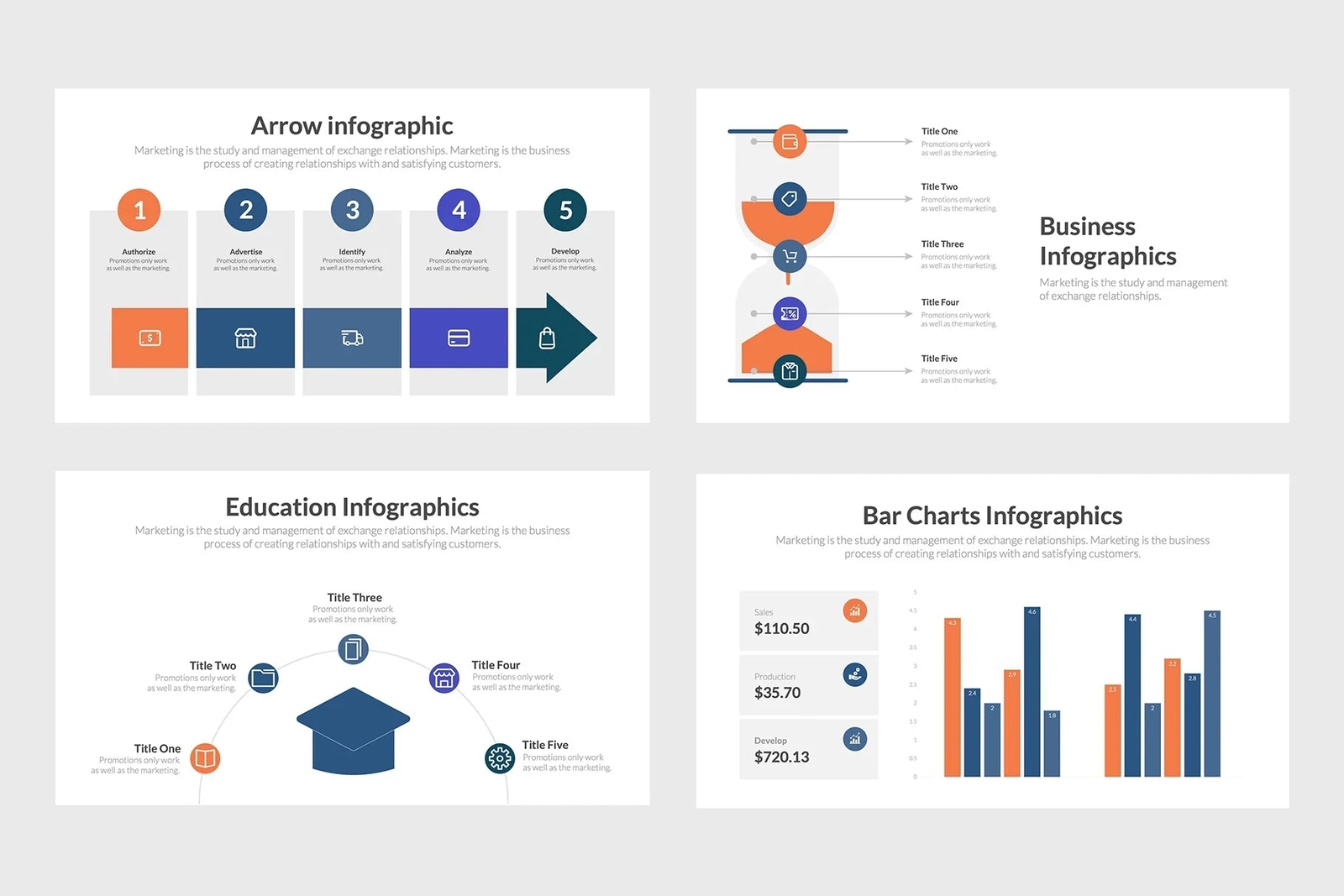 Digital Marketing Infographics Templates