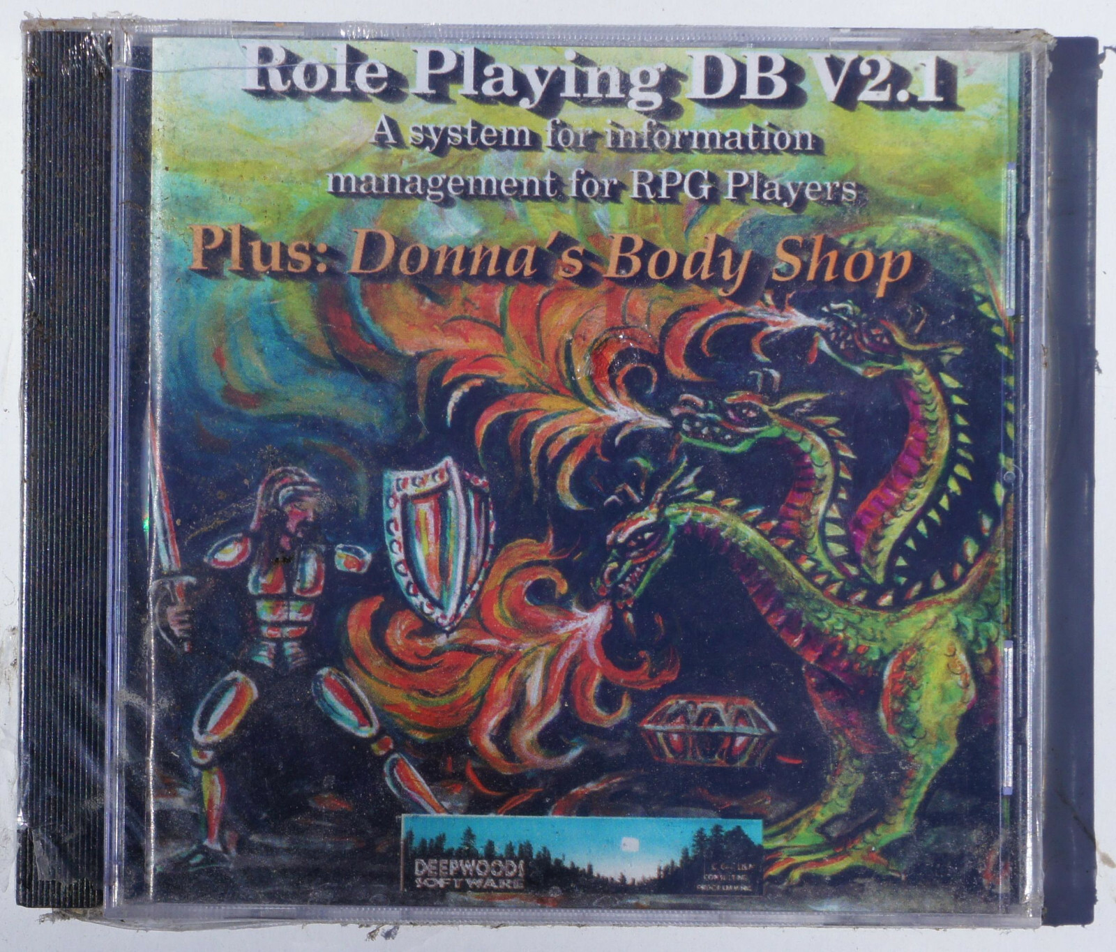 Role Playing Database CD, includes Donna’s Body Shop. Runs on Win32 and Linux