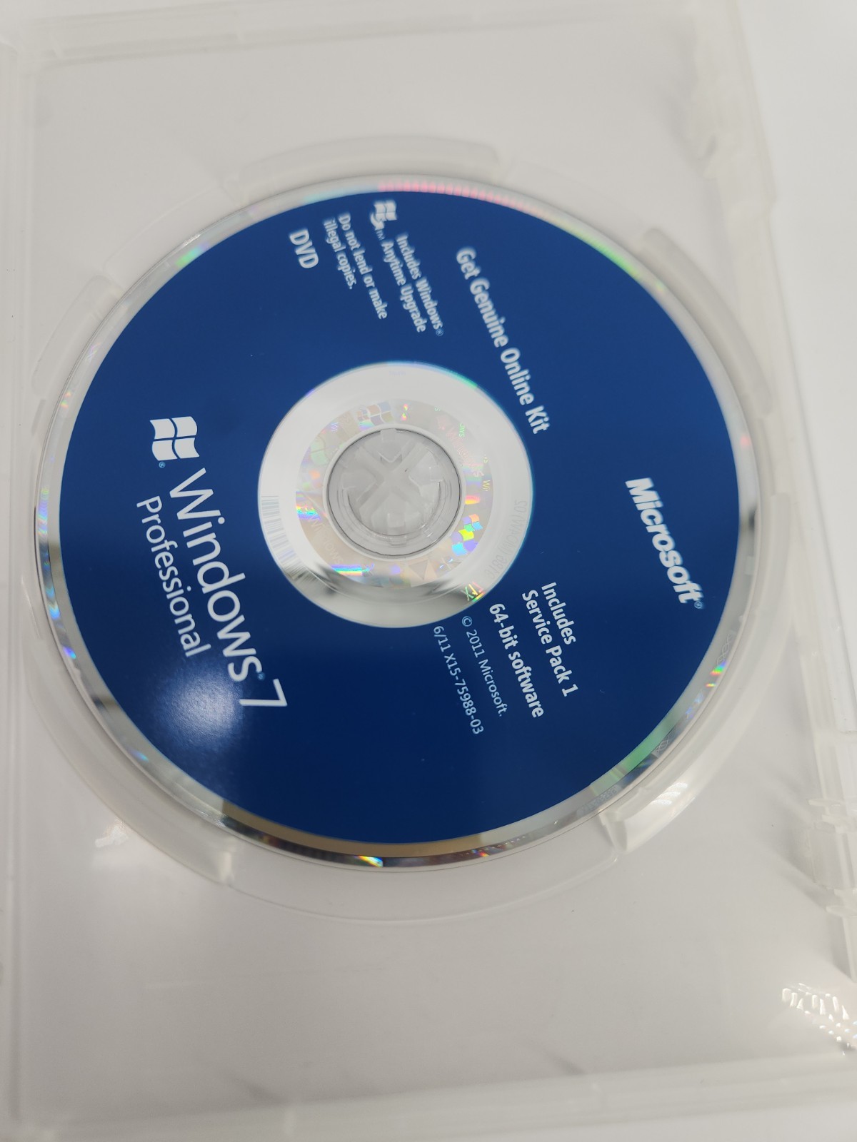Microsoft Windows 7 Professional “Get Genuine” Kit – FULL RETAIL