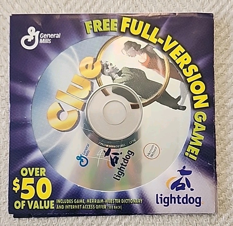 Vintage CD DVD-ROM ~ Jackie Chan Asteroids Pillsbury Goofy Shrek Clue AOL ~ NIP