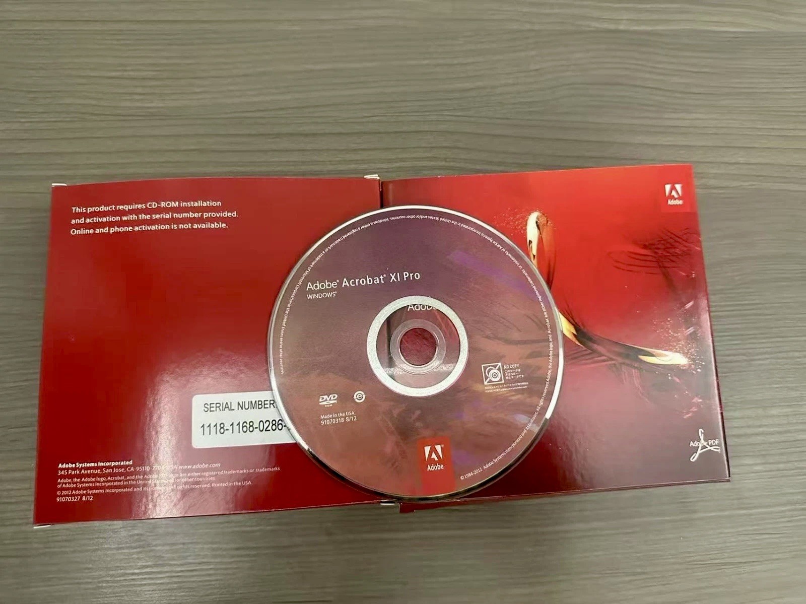Adobe Acrobat XI Pro Full Version (For 2PCs) Permanent Version for Windows DVD