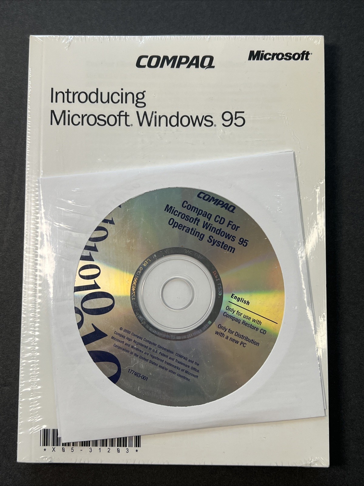 Microsoft Windows 95 for Distribution Compaq PC – NEW SEALED