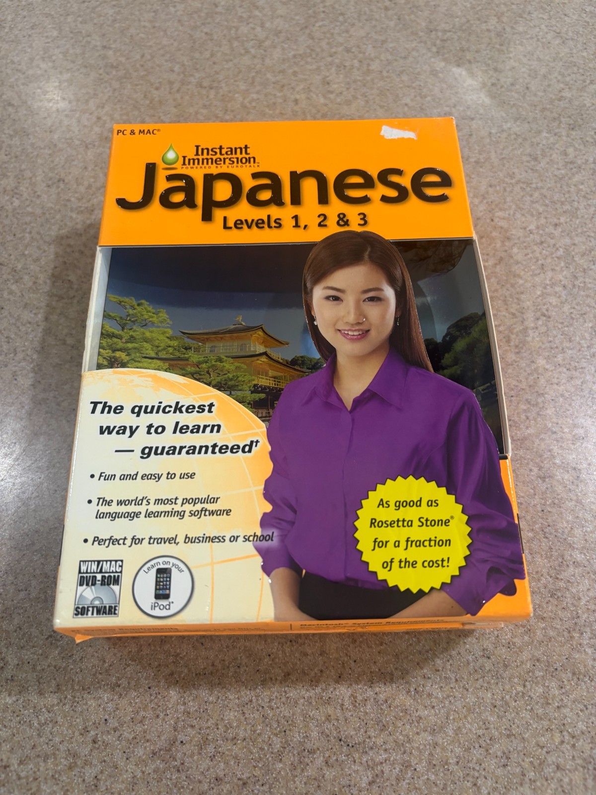 Topics Entertainment Instant Immersion Japanese Levels 1, 2 & 3 PC Mac ( NIB )