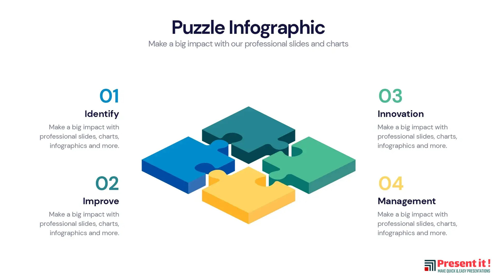 Puzzle Infographic Templates & Slides