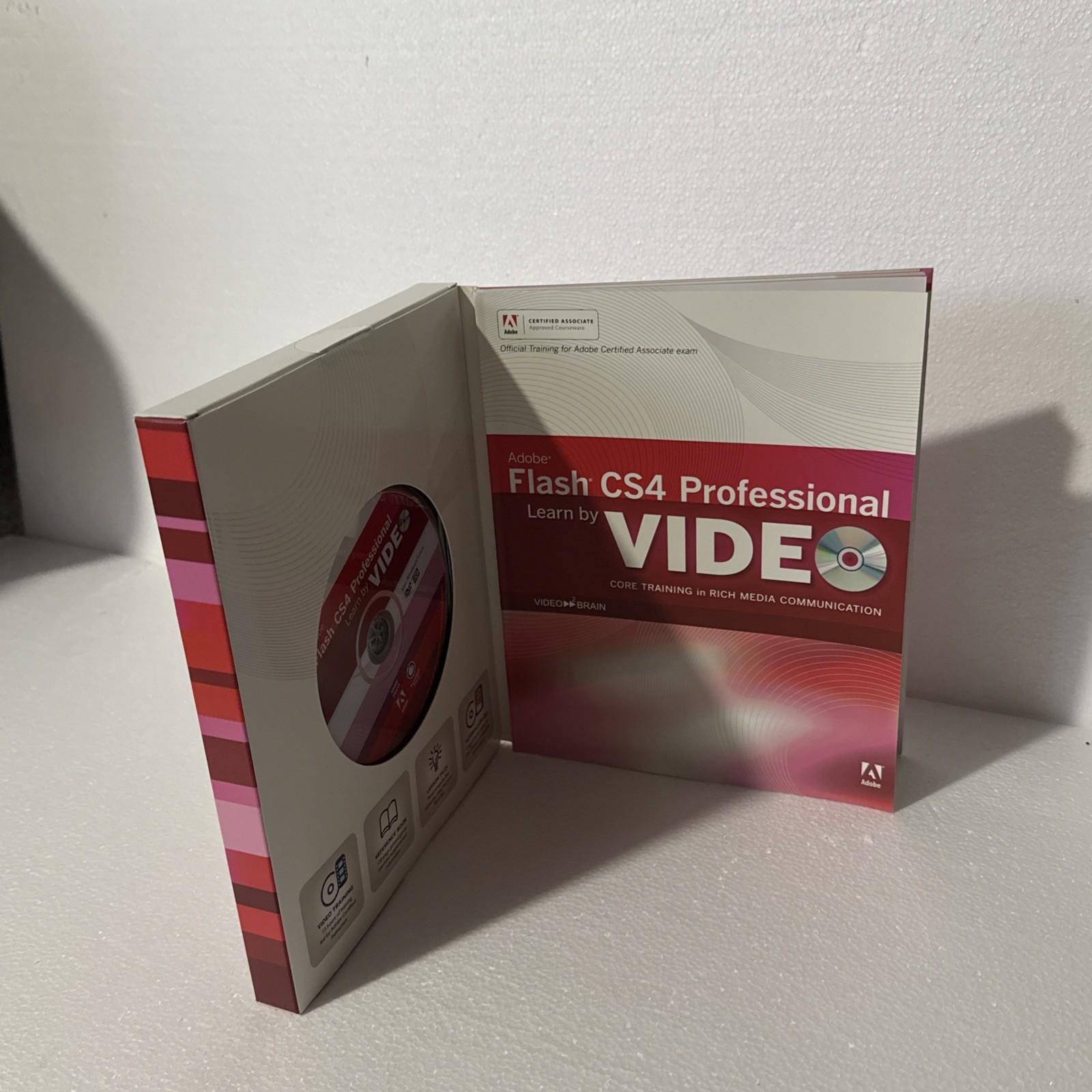 Adobe Flash CS4 Professional Learn By Video Plus Guidebook 2010 Digital Training