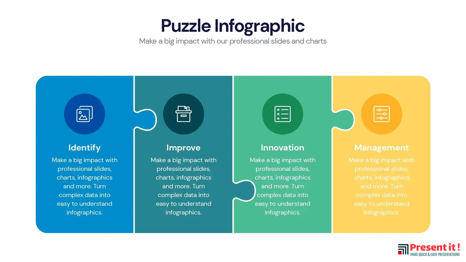 Puzzle Infographic Templates & Slides