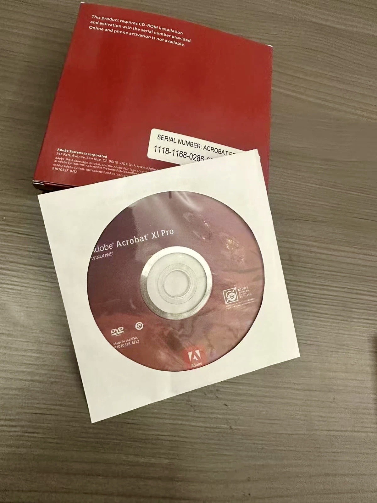 Adobe Acrobat XI Pro Full Version (For 2PCs) Permanent Version for Windows DVD