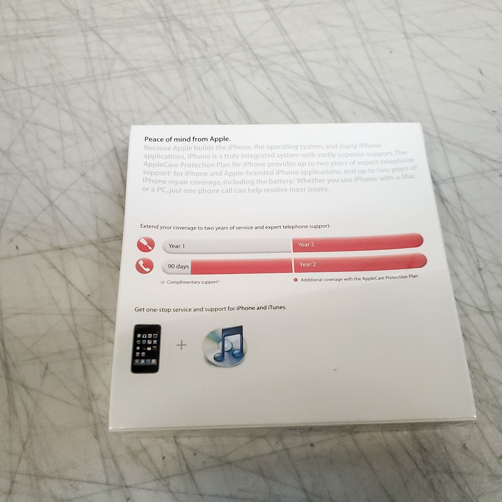 AppleCare Plan for iPhone PC + Mac MC006LL/A, Brand New Sealed