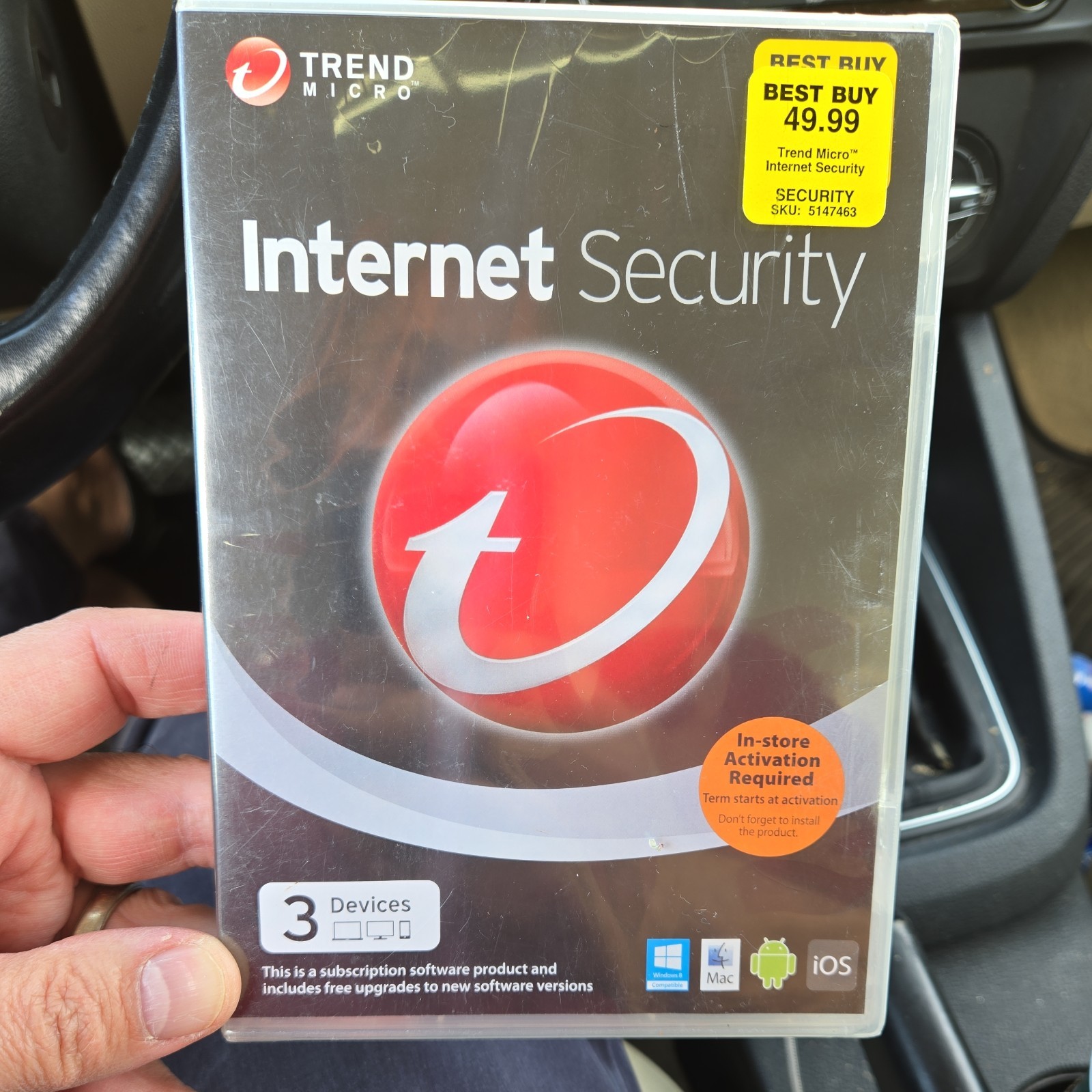 Trend Micro Internet Security (2014) 3 Devices – Windows 8 Mac IOS Android NEW
