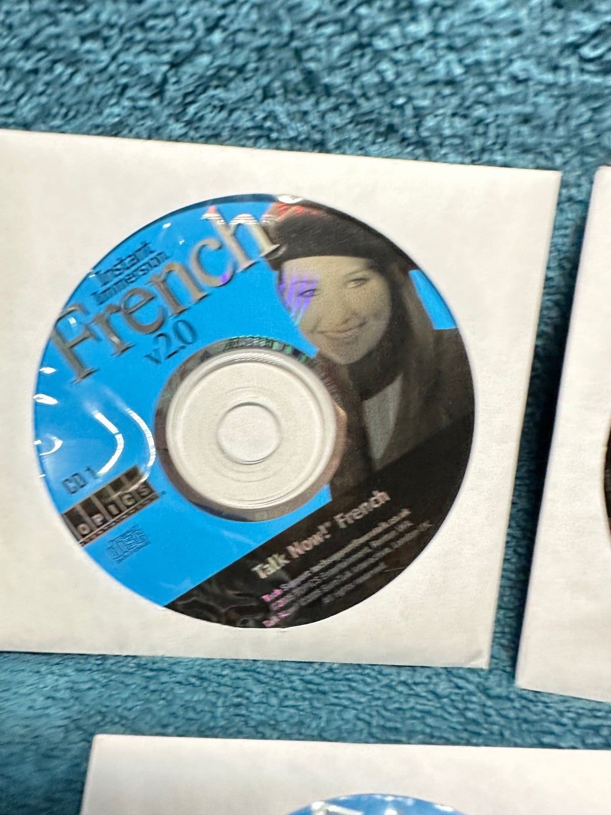 Instant Immersion French 2.0 TOPICS Entertainment Computer Software 3 CDs Used