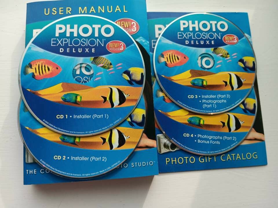 Nova Development Photo Explosion Deluxe 3.0, computer photo editing software