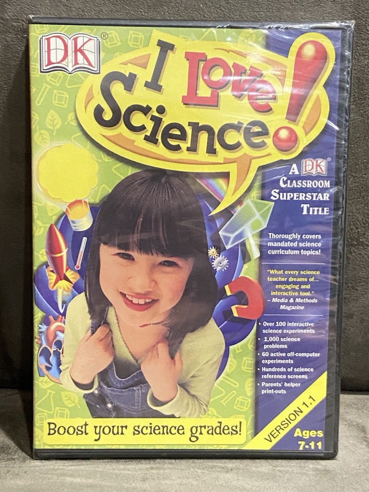 I Love Science! Ages 7-11 Windows / Mac CD-Rom Homeschool Educational – SEALED