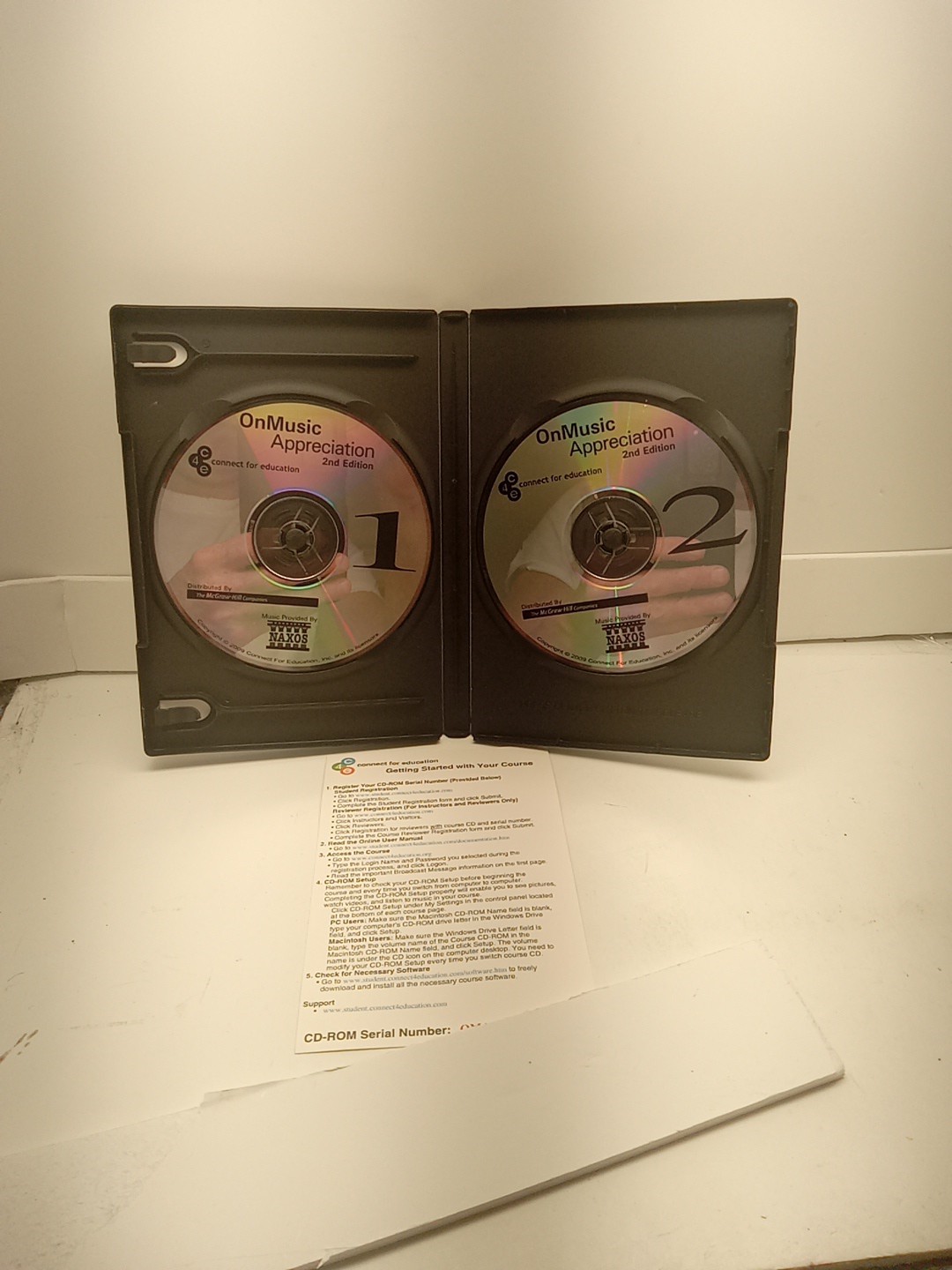 OnMusic Appeciation – 2nd Edition (PC CD Rom, 2009)