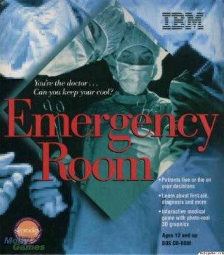 Emergency Room 1 PC CD play DR doctor save patients life hospital ER staff game!