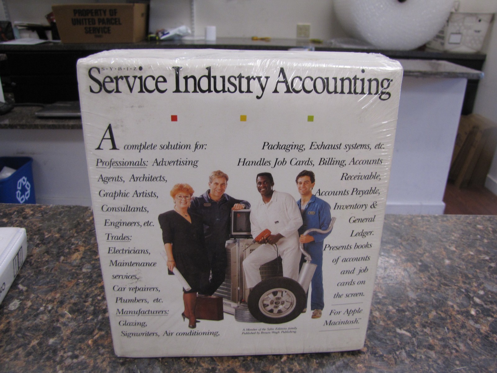 BRAND NEW SYBIZ Service Industry Accounting Software – Mac Apple Computer 1991
