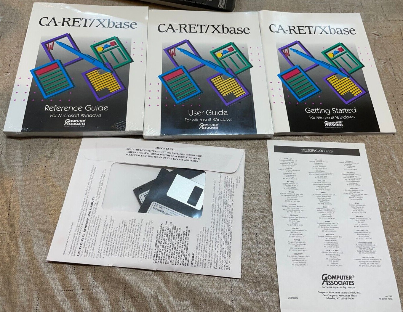 Vintage CA-Ret/ Xbase Visual Report Writer NOS Computer Associates Rare