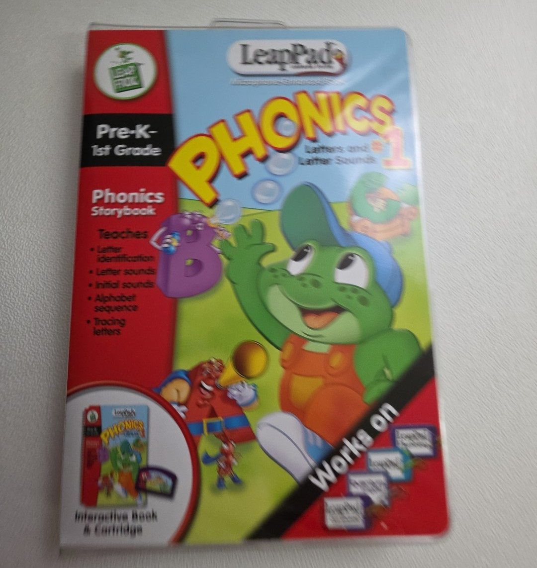 LeapFrog Phonics Storybook & Cartridge LeapPad Learn Letters and Letter Sounds