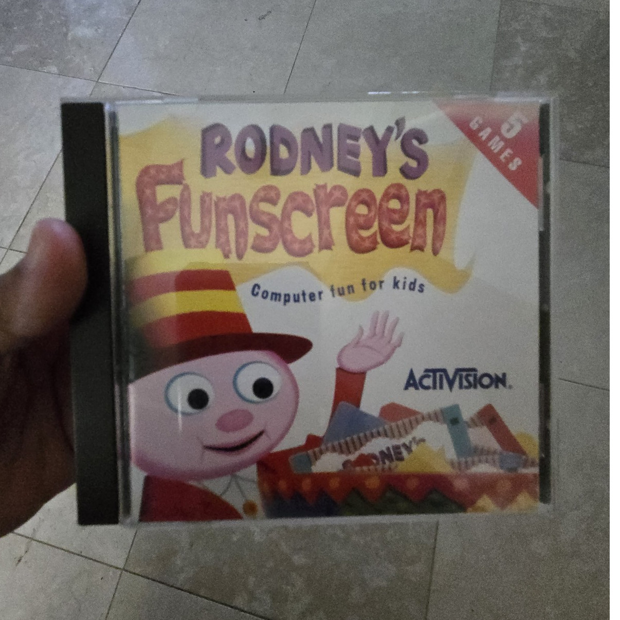 Activision Rodney’s Funscreen Kids Early Learning CD-ROM for Windows, English