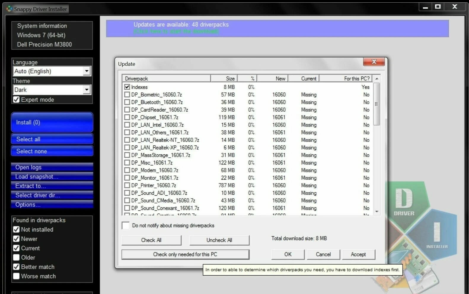 Snappy Driver Installer 2026 Auto Driver Update Repair Utility Windows PC