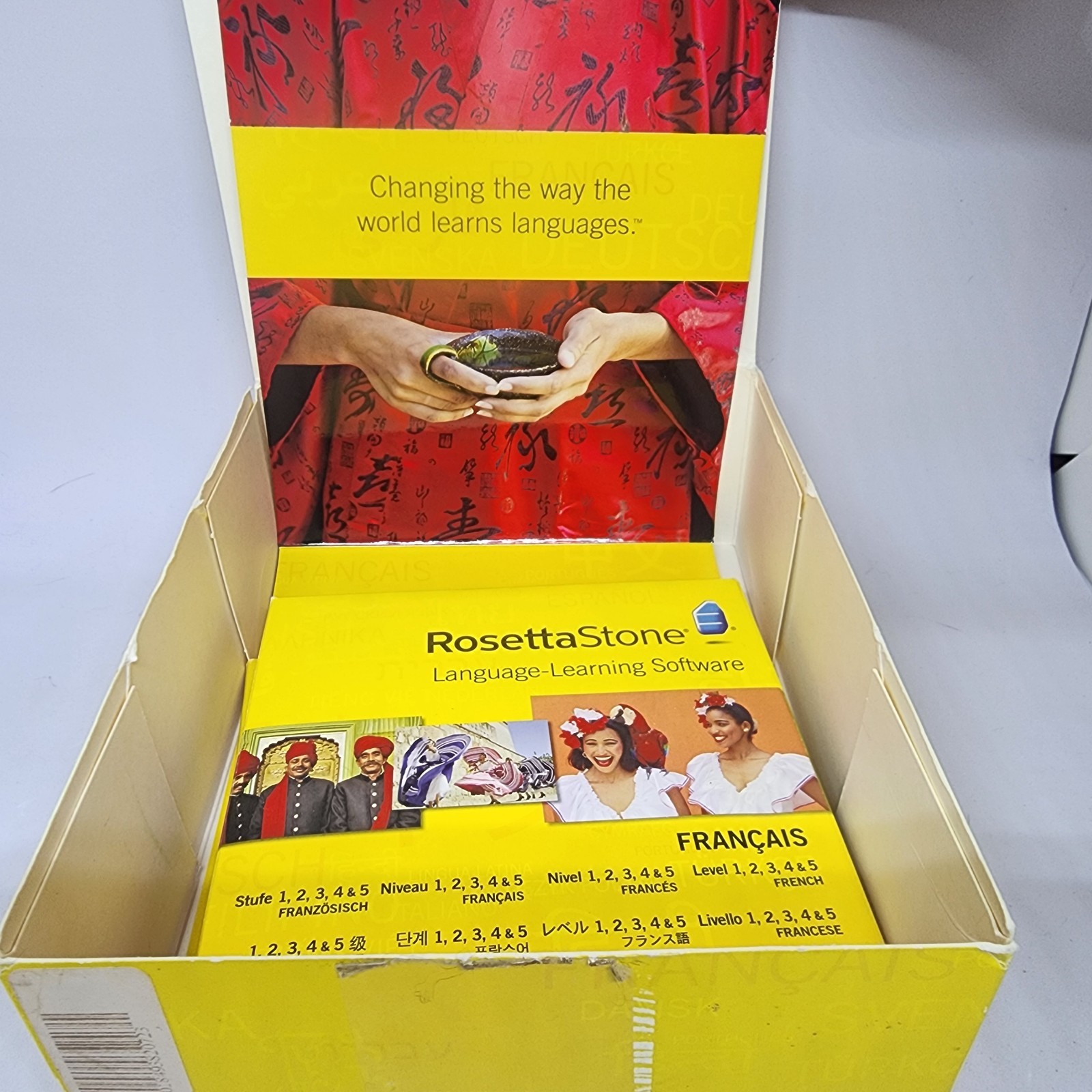 Rosetta Stone French Level 1-5 for PC, Mac Francais NO Headphones/Digital Code..