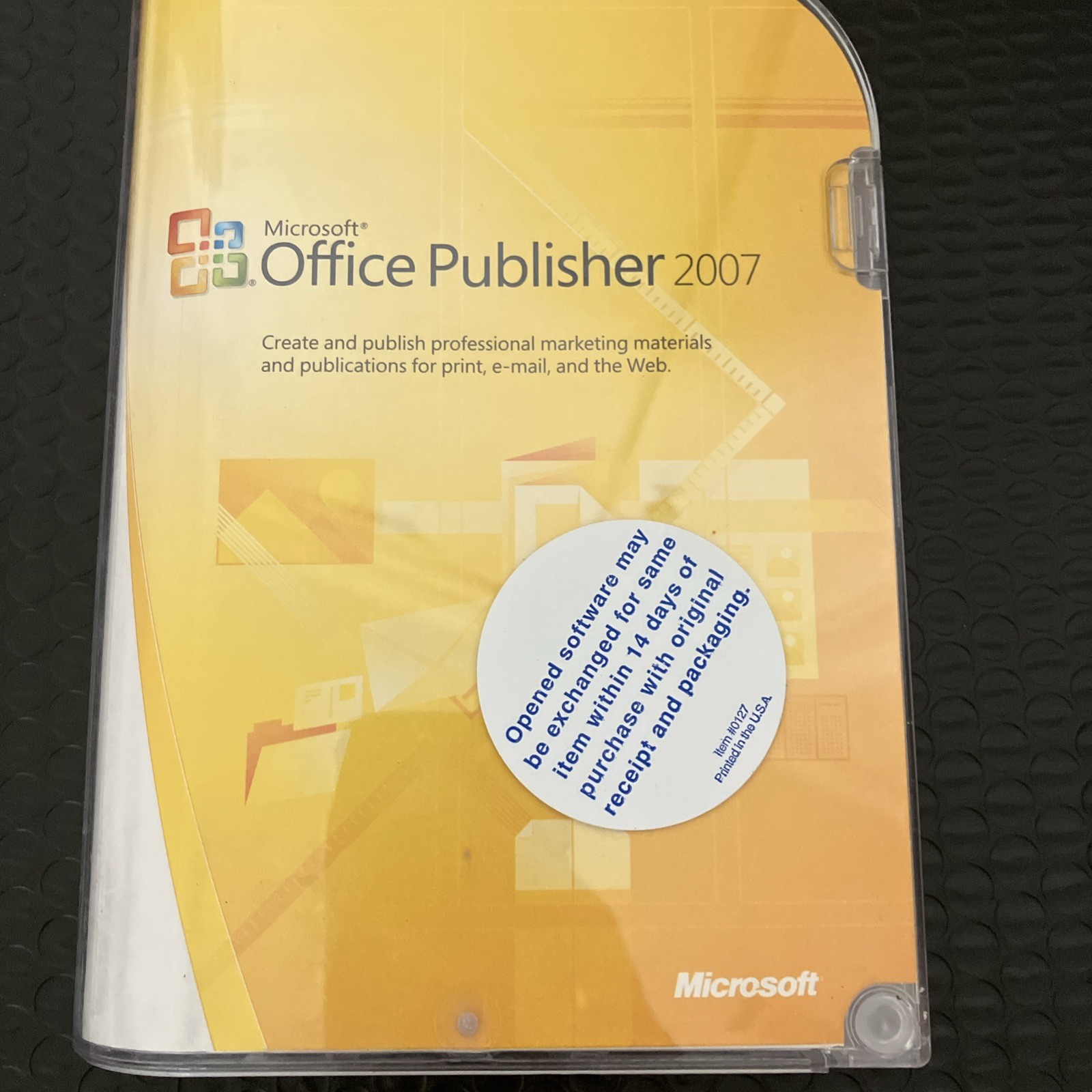 Microsoft Publisher 2007 – Full Version (164-04130) W/ Product Key 🔑