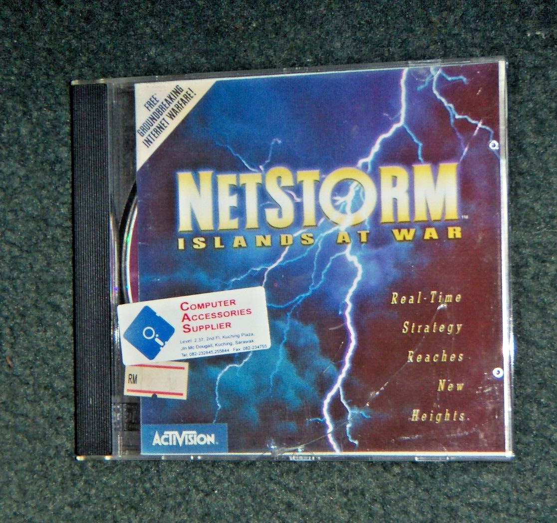 Activision Netstorm Islands At War PC Game Windows 95