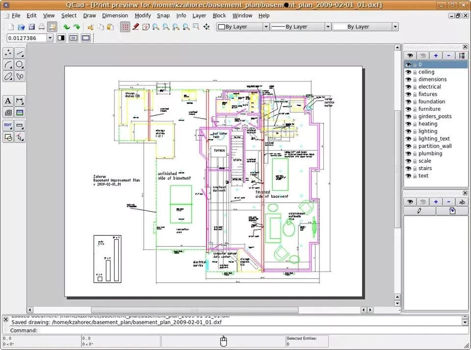 Libre Cad 2D ~ Computer Aided Design CAD Software Package for Windows ~ CD