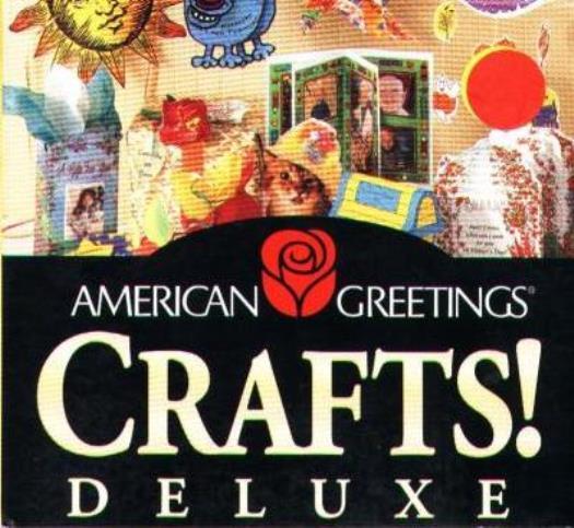 American Greetings Crafts! Deluxe PC CD personalize print assemble templates etc