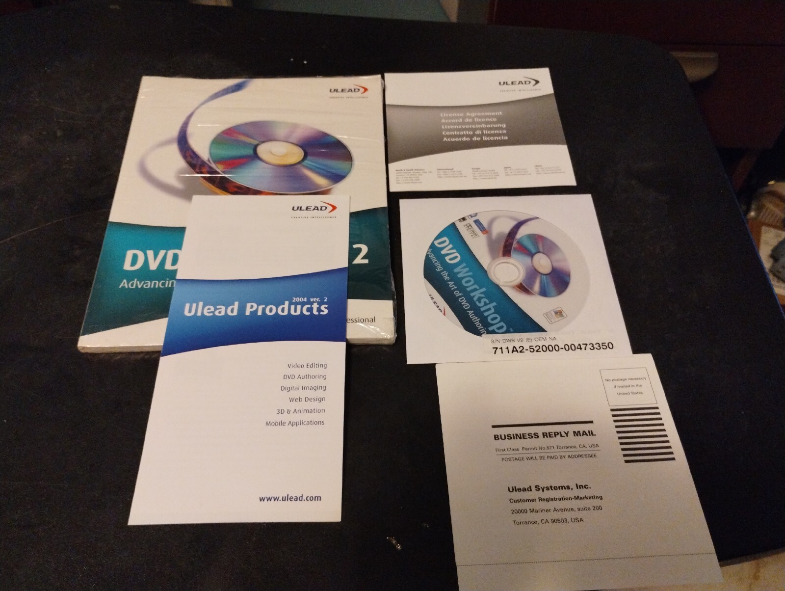 Ulead DVD Workshop 2 Software: DVD Authoring For The Creative Professional NEW!