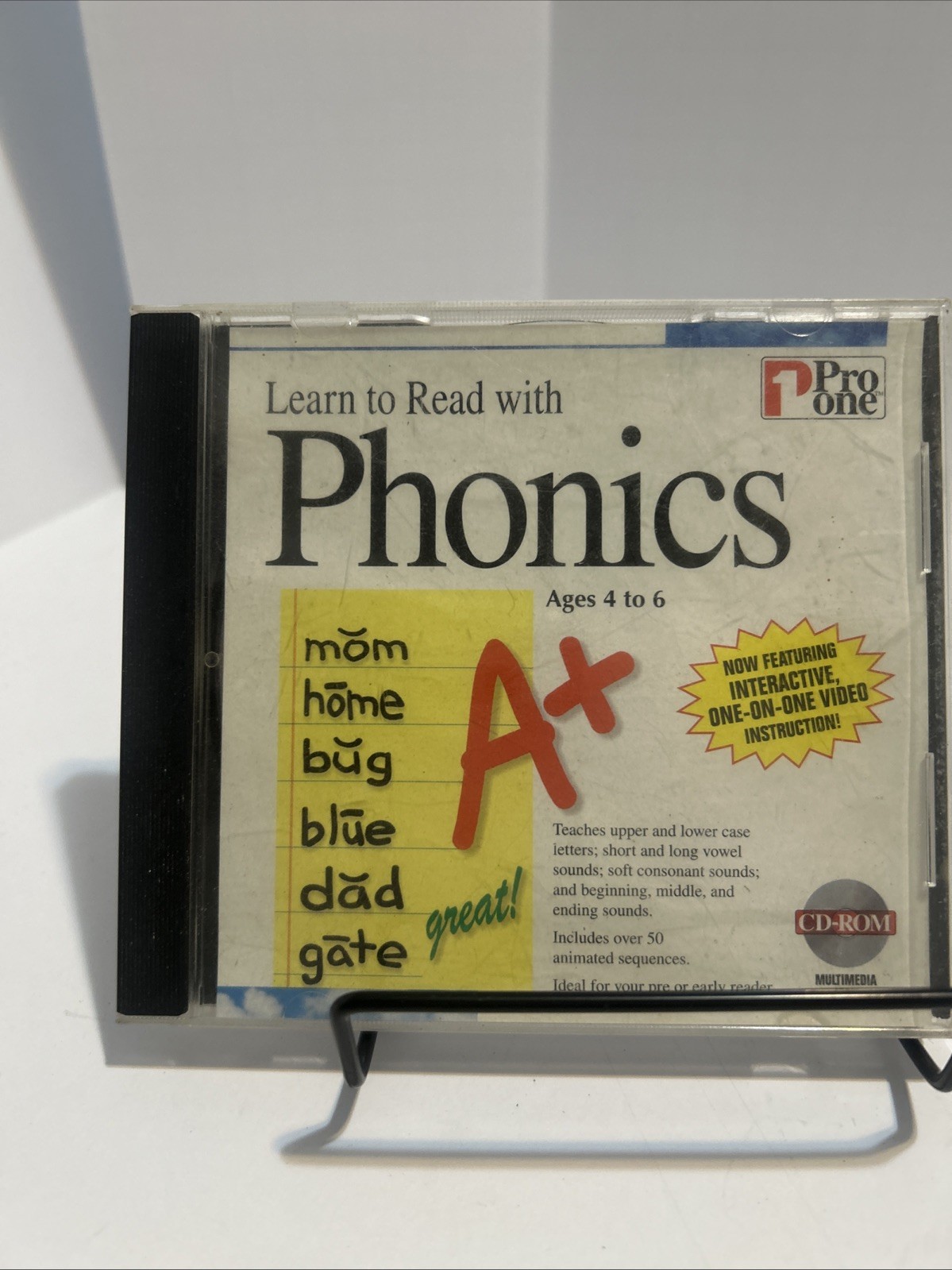 Pro One Learn To Read With Phonics Cd-Rom Ages 4 To 6