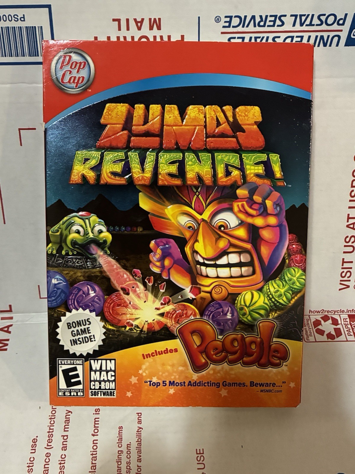 NEW SEALED!! Zumas Revenge With PEGGLE PC CD ROM Windows or MAC Rated E