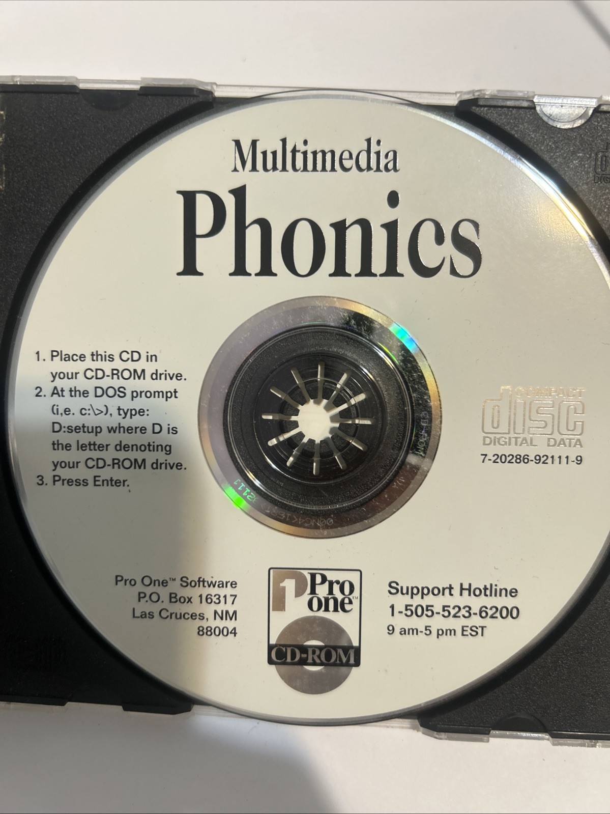 Pro One Learn To Read With Phonics Cd-Rom Ages 4 To 6