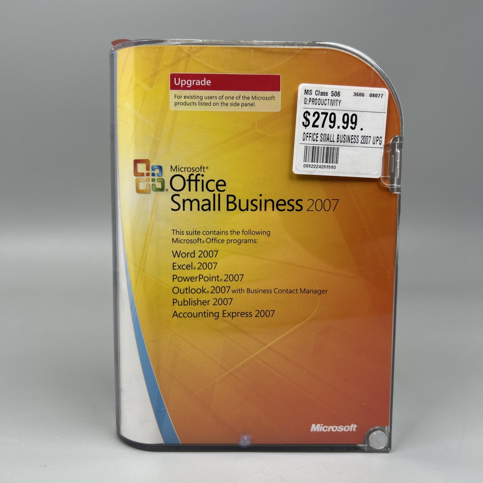 Microsoft Office 2007 Small Business Edition Upgrade – MS SBE – New Open Box