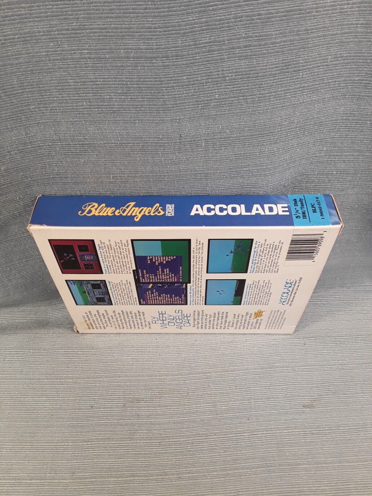 1989 Accolade Blue Angels Formation Flight Simulation IBM PC Floppy – Complete