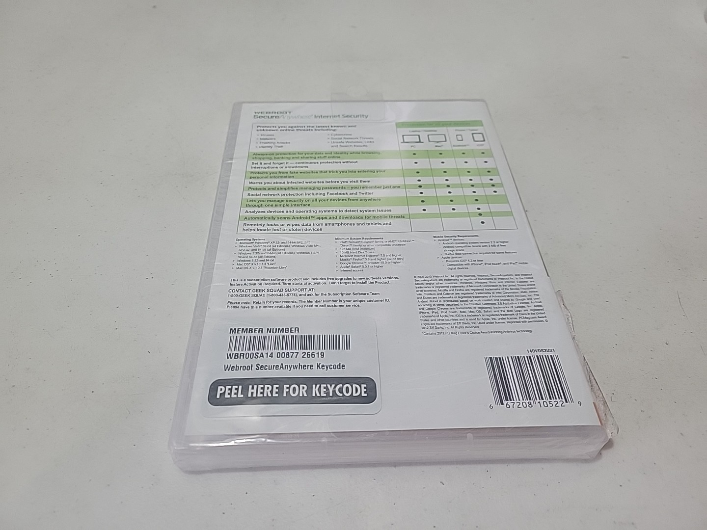 Webroot Secure Anywhere Internet Security – Full Version for Windows & Mac NEW