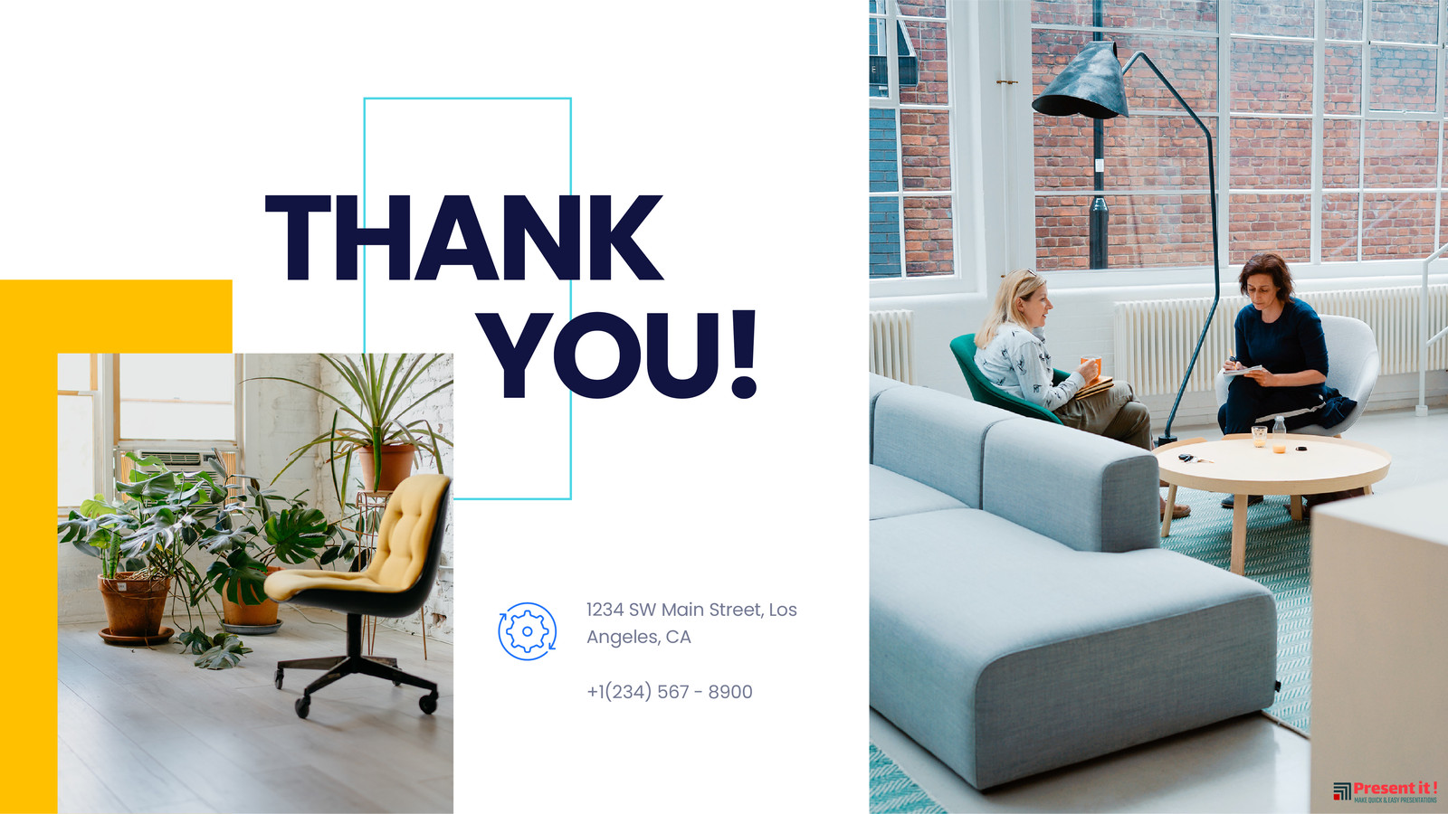 Thank You Ppt Infographic Template