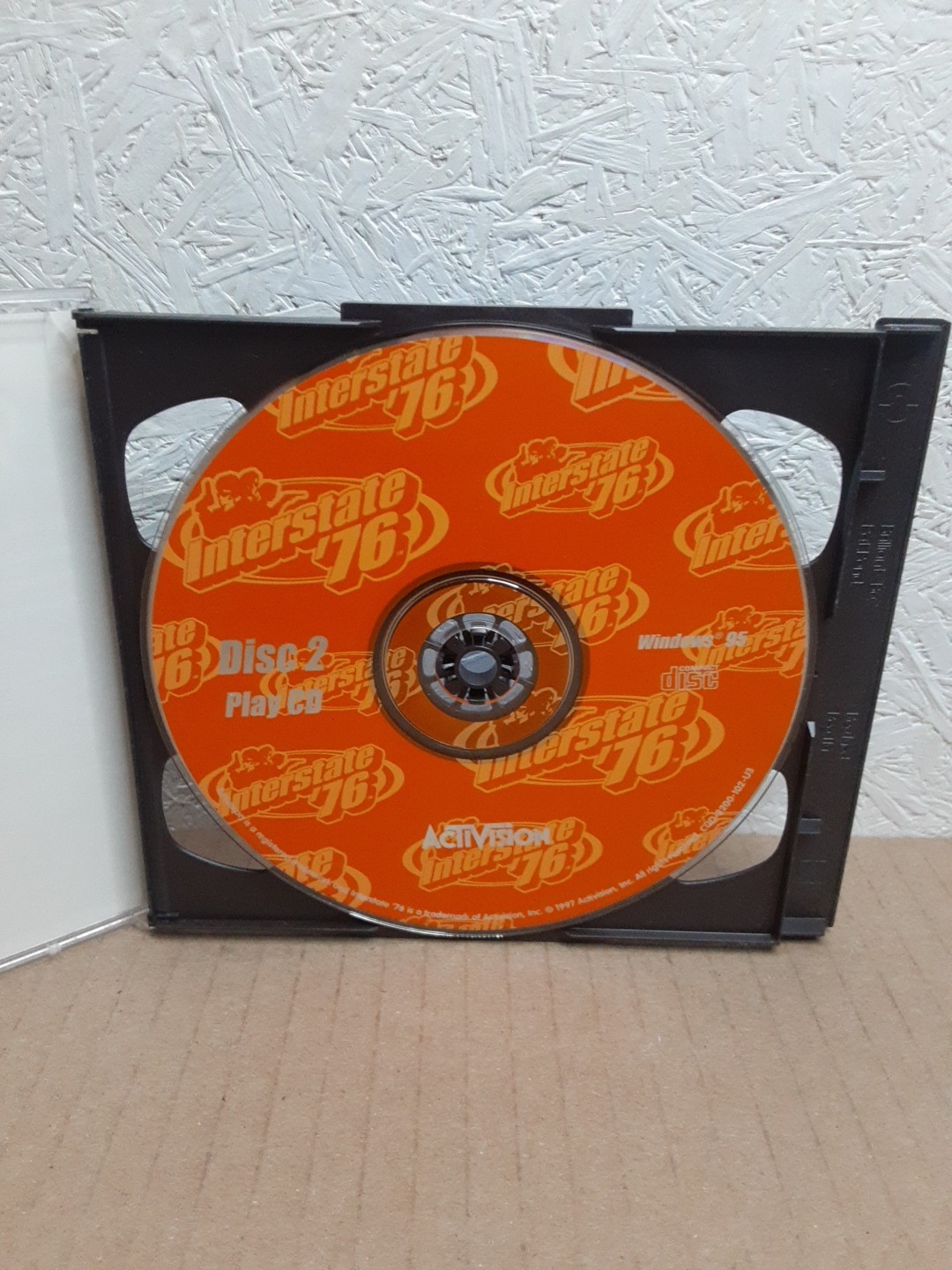 Vintage Interstate 76 PC Activision Manual Missing. CD and Case Only.