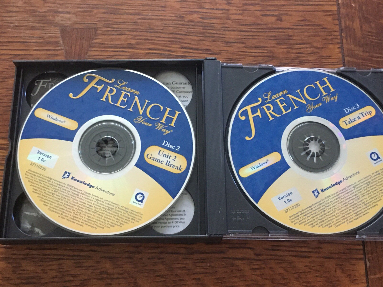 Learn French Your Way interactive CD-ROM 3 CD set