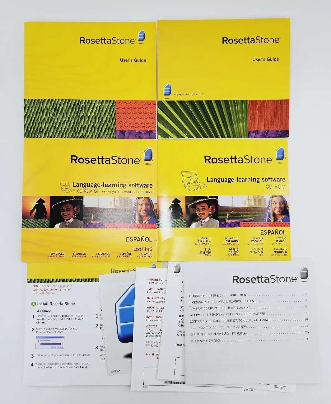 Rosetta Stone Spanish (Latin America) Level 1, 2 & 3