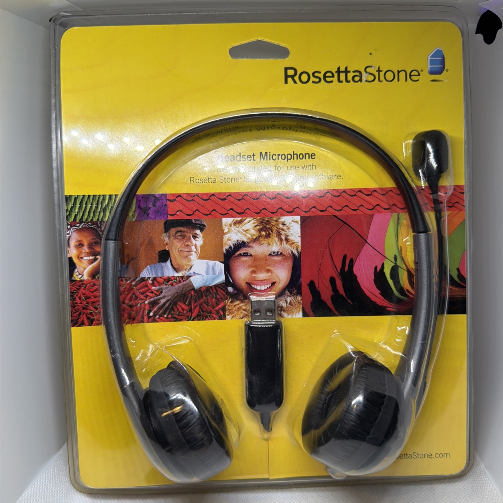Rosetta Stone Headset Microphone USB For Language Learning Software New Sealed!
