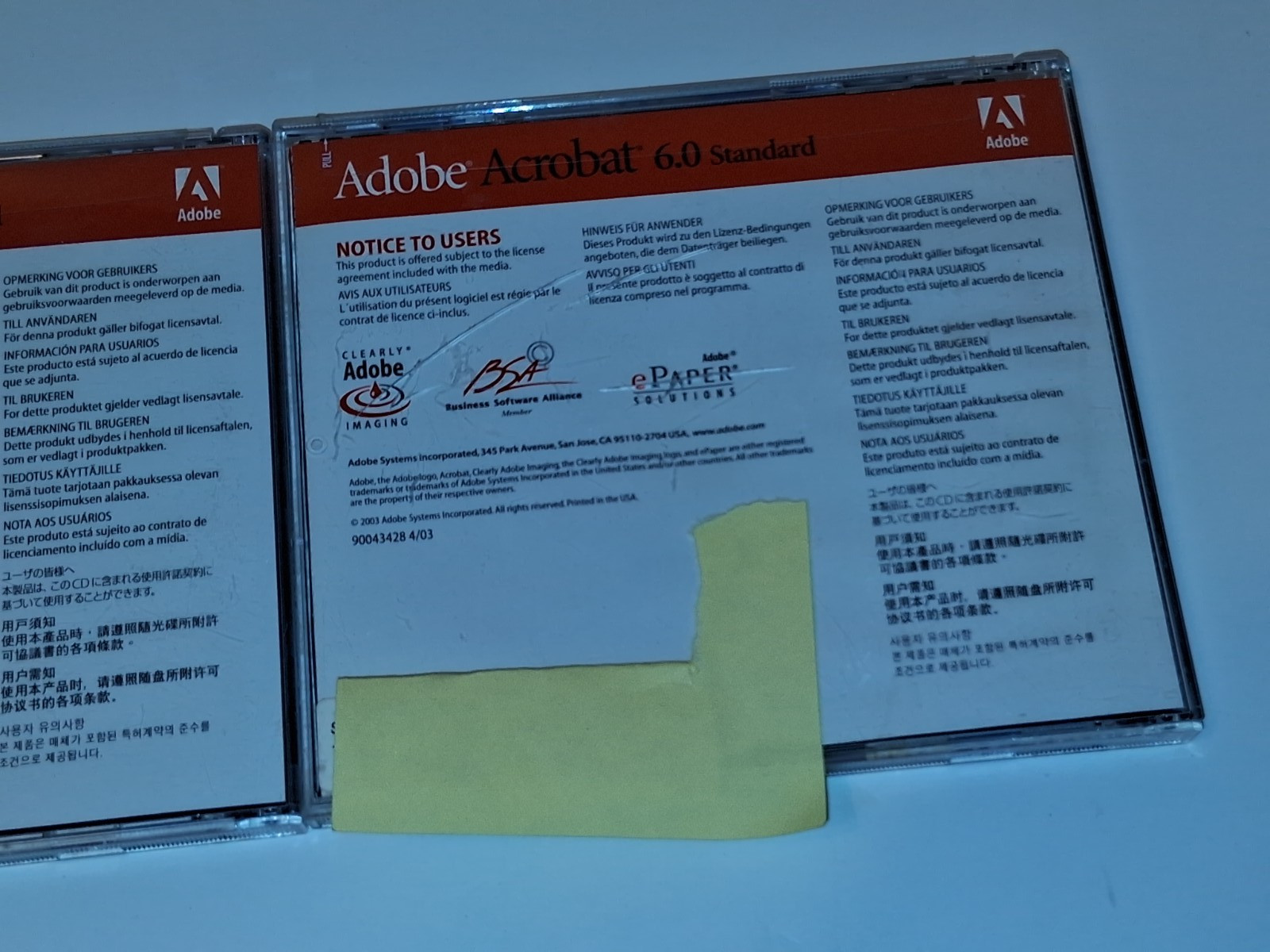Adobe Acrobat 6.0 Standard 90046061 for Windows PC with Serial Number