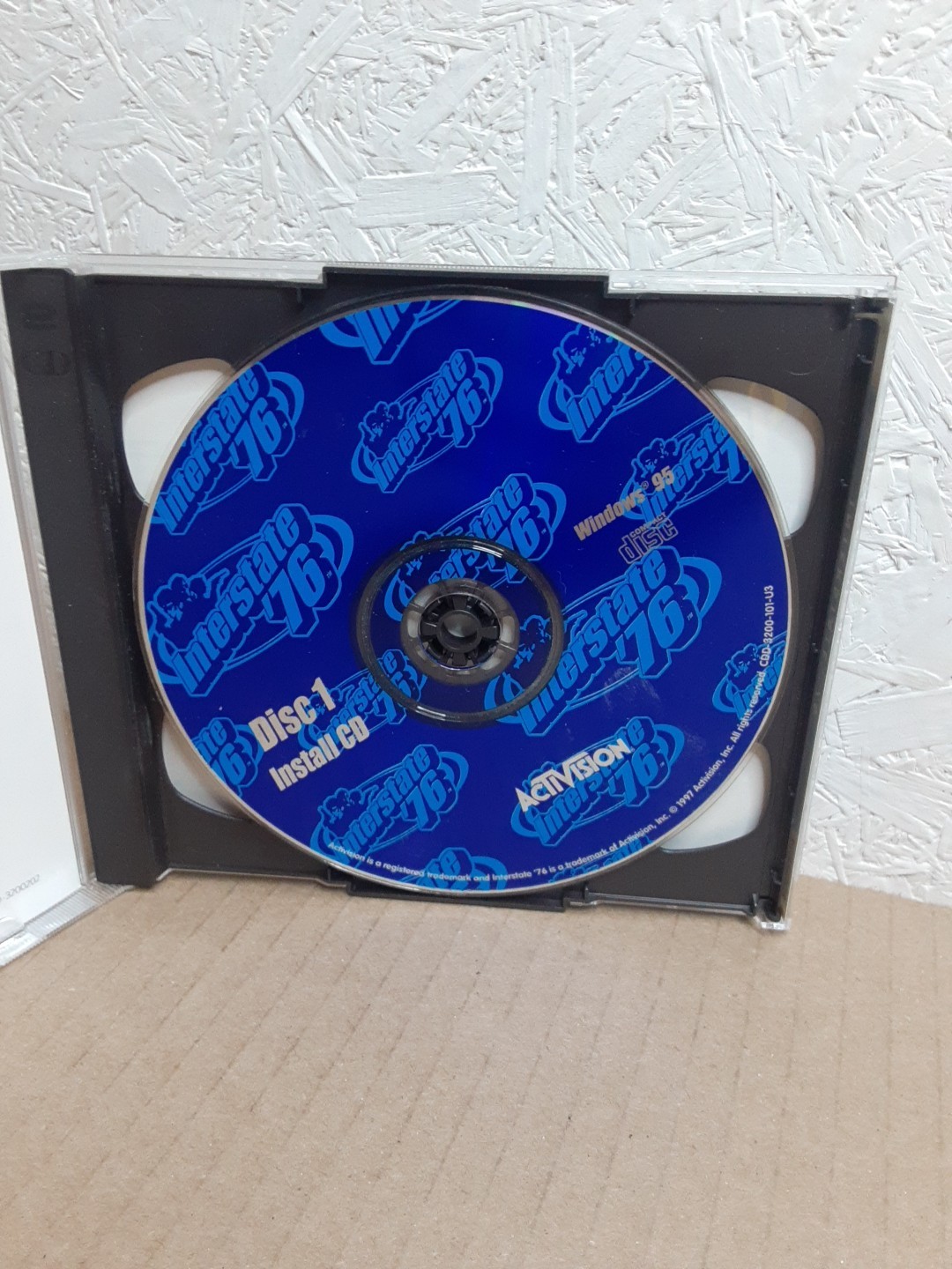 Vintage Interstate 76 PC Activision Manual Missing. CD and Case Only.