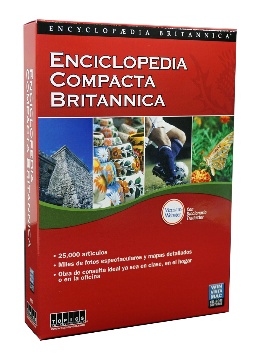 Enciclopedia Compacta Britannica – Spanish English Bi-directional Encyclopedia