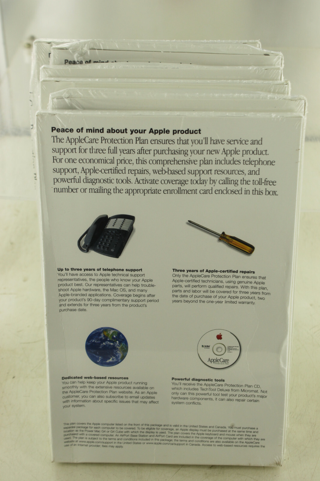 (6) APPLE AppleCare Protection Plan Power Mac M7811LL/B NEW SEALED LOT