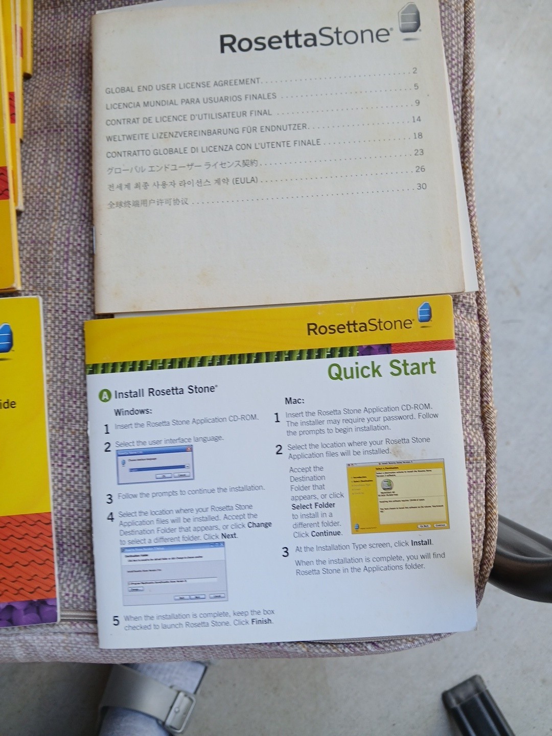 Rosetta Stone Swedish 1,2 &3