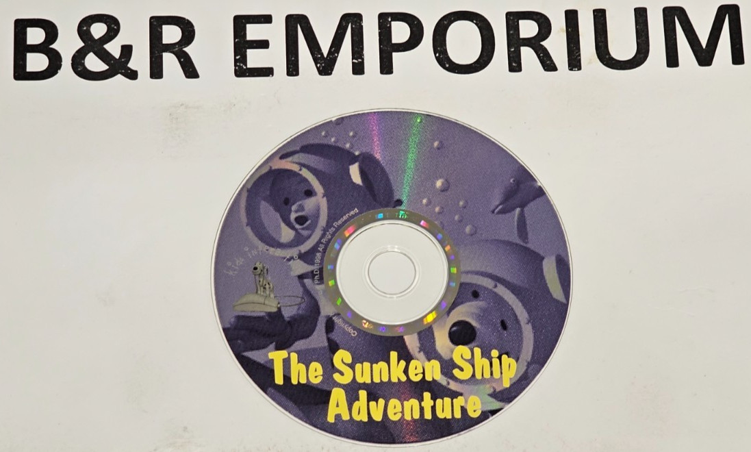 The Sunken Ship Adventure – (1998 Kids’ Jams) – Used CD-ROM – Paper Sleeve