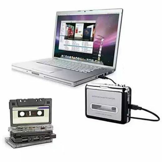 Audio Cassette to MP3 Music converter 2 in 1 with Autoreverse feature