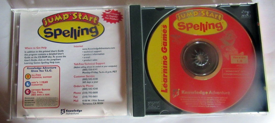 Jump Start Typing PC Game CD-ROM Win98/95 / Mac Computer Ages 7-10 Learning Kids