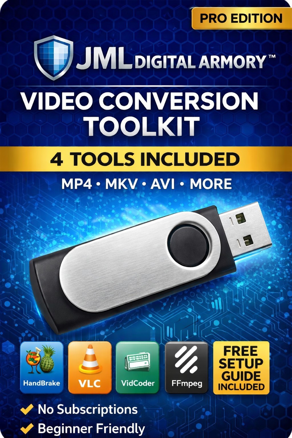 Pro 2025 Video Converter Software – Transcode Compress & Rip USB or DVD Windows