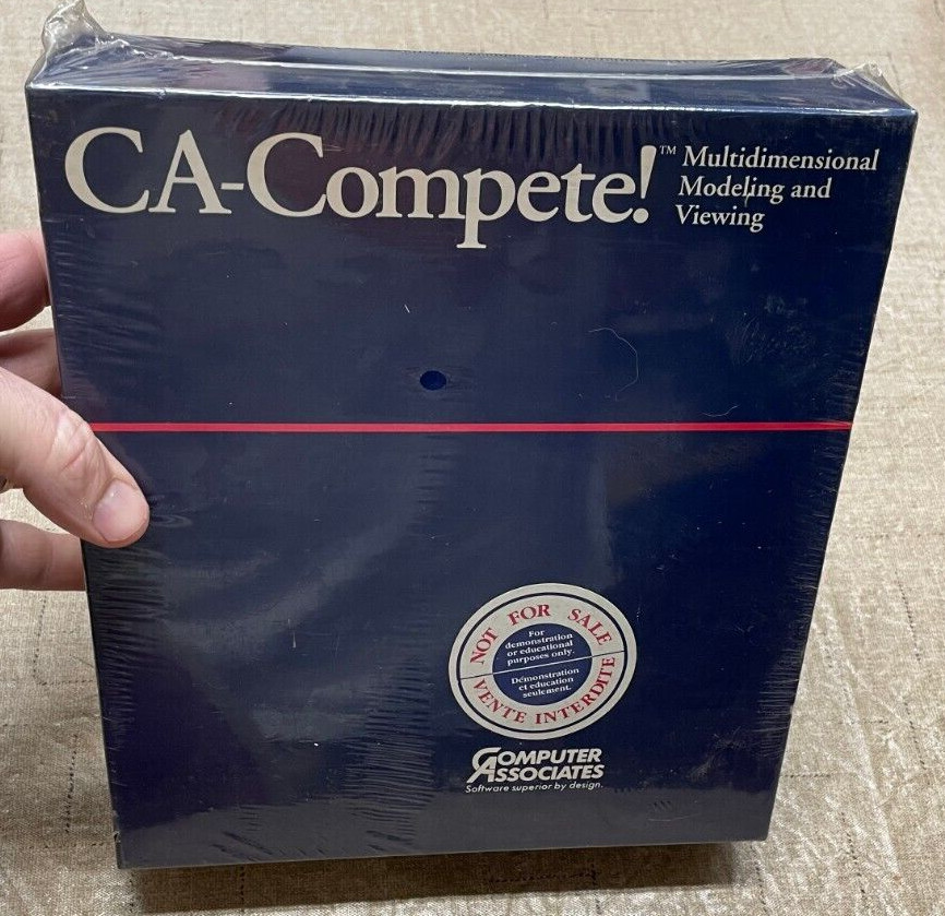 1991 CA-Compete! Multidimensional Modeling & Viewing Promo NOS Computer Assciate